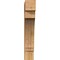 Ekena Millwork Imperial Block Rough Sawn Bracket, Western Red Cedar, 6"W x 28"D x 36"H BKT06X28X36IMP05RWR - alternate 3